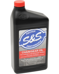 HIGH-PERFORMANCE FULL-SYNTHETIC SPORTSTER CHAIN/GEAR OIL